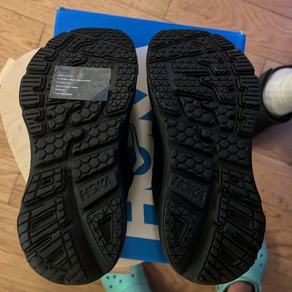 Hoka sneakers, collaboration with Engineered Garments, black with calf hair - Picture 5 of 5